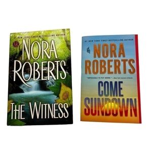 NORA ROBERTS Books/Novels Lot/2 Fiction/Romance/Suspense 1 Hardcover/1 Paperback